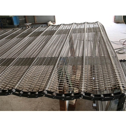 包装流水线链板输送机-佛山输送网带-金属链板输送网带
