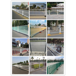 供应城市道路交通护栏机非分隔护栏锌钢材质