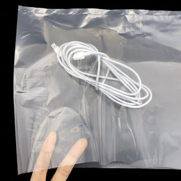  深圳厂家自销pe袋 透明加厚平口袋 防静电包装袋不干胶打孔袋 