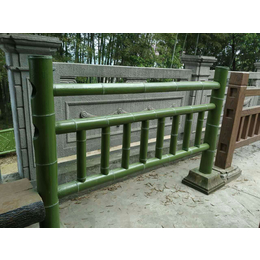 清远森林公园仿竹子护栏造型别致唯美