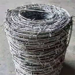 河北镀锌刺绳厂家供应宜宾带刺钢丝网新余圈山刺铁丝