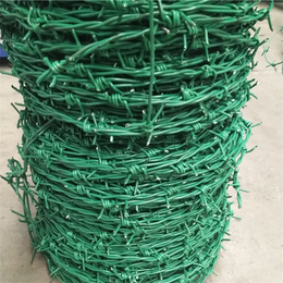 河北镀锌刺绳厂家供应邢台铁刺铁丝网保定钢丝刺绳