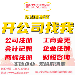 武汉工商所注册营业执照记账公司办理东湖区注册公司缩略图