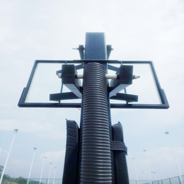 高度可调预埋式篮球架 户外高度可调式篮球架配置