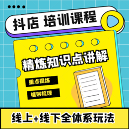 对1指导+全程陪跑实战操盘手赋能店铺实操运营指导陪跑