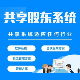 共享股东模式系统解决企业利润客源问题广州软件开发公司
