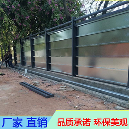 1.0厚烤漆装配式钢板围挡 广州街道临时施工围蔽