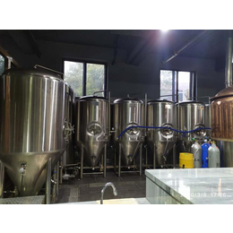 山东精酿啤酒设备 啤酒屋小型啤酒设备 1吨啤酒设备价格