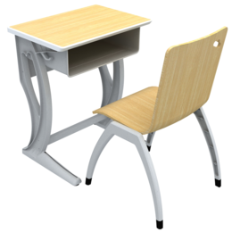 学校中小学生课桌椅可升降儿童学习桌培训学生课桌椅批发