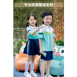 追梦人小学生春秋校服运动纯棉款班服套装