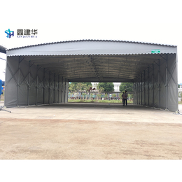 上海宝山区活动推拉雨棚移动式仓储雨棚户外停车遮阳棚定做安装