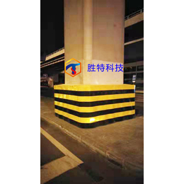 胜特科技安装公路桥墩防撞设施