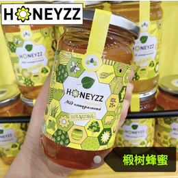 俄罗斯椴树蜂蜜500g原装进口HONEYZZ哈蜜森牌