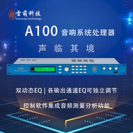 海南A100音响系统处理器雷萌科技前级效果器
