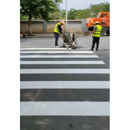 南京道路划线白实线虚线双黄实线黄虚线指示箭头标线