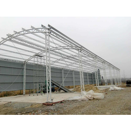 烟台钢结构顶棚搭建 招远钢结构蔬菜棚安装 厂家包设计