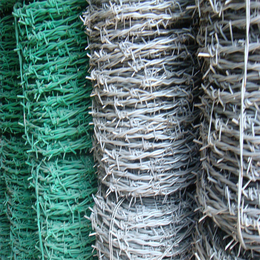 台湾现货包塑刺绳厂家供应台北镀锌刺铁丝新北镀锌有刺铁丝网