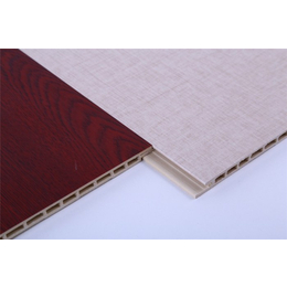 竹木纤维 pvc 集成墙板-生态木长城板批发