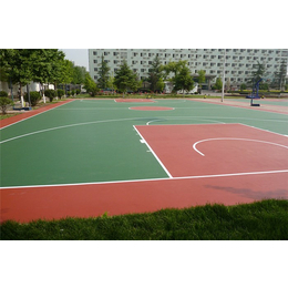 新余市罗坊镇硅PU球场篮球场地面铺设多重优惠
