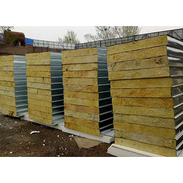 外墙岩棉复合板厂家-岩棉复合板厂家-龙鼎新彩钢复合板工程