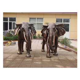 杭州纯铜大象制作厂-旭升雕塑厂