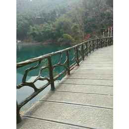 郑州旅游风景区仿竹子护栏设计制作 造景制作缩略图