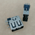 USB 2.0侧插母座 三脚固定 短体14.0直边铁壳黑胶缩略图3