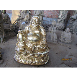 大型坐式铜雕弥勒佛雕塑咨询客服