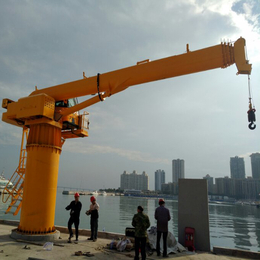 福康8吨船吊 8吨船用起重机价格 8吨码头吊 厂家