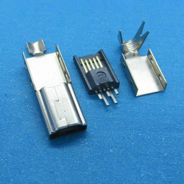MINI USB 5PM A型超薄焊线三件式*后五