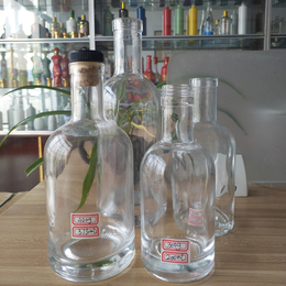 精美透明玻璃酒瓶小容量白酒瓶100ml125ml洋酒瓶