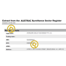 澳洲AUSTRAC货比兑换汇款监管牌照缩略图