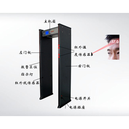 学校*双探头红外测温金属探测安检门缩略图