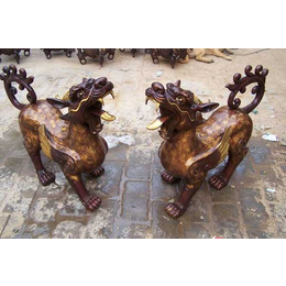 铜貔貅图片-北京铜貔貅-博雅雕塑厂