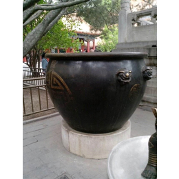 故宫铜缸雕塑定制-博轩雕塑-淮安故宫铜缸雕塑