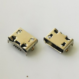 MICRO USB 5P BF大牛角母座直边