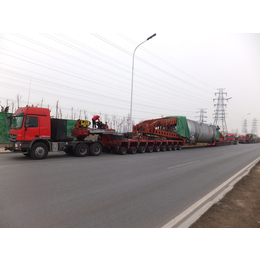 上海气垫车运输公司_大型设备运输_特大件货物运输车队感谢您