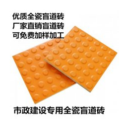 四川乐山出售大规格全瓷盲道砖 盲道瓷板盲道瓷片6				