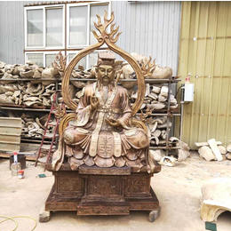 丹东铜道教神像-鼎泰雕塑(图)-铜道教神像财神