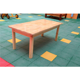 积木桌-恒华儿童用品厂-实木积木桌