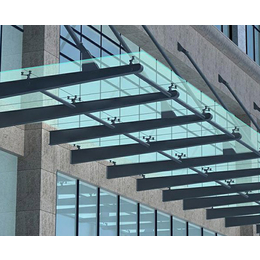 合肥畅隆(图)-玻璃雨棚定制-淮南玻璃雨棚