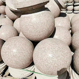 挡车石球-花岗岩石球价格-直径500挡车石球单价