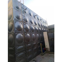临沂不锈钢水箱厂家 方形消防水箱304价格 焊接双层保温水箱