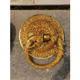 西藏铜门环-铸铜门环厂家-40公分铜门环