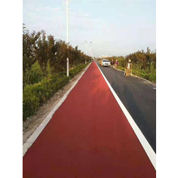 临汾彩色路面-山东建业筑路-彩色防滑路面材料