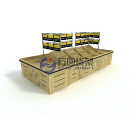 钢木水果货架-泰安方圆货架-钢木水果货架价格