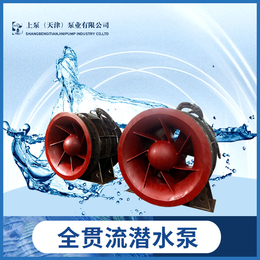 供应不锈钢叶轮1900QGWZ卧式安装全贯流潜水泵