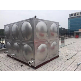 贵阳不锈钢水箱厂家 组合方形消防水箱 焊接双层保温水箱304