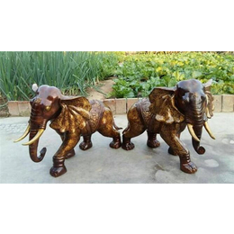 马鞍山铜大象-树林雕塑厂-定做铜大象