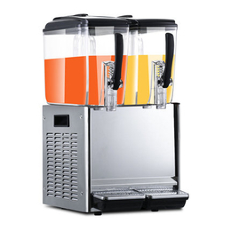 果汁机商用冷饮机小型自助餐厅酸梅汤饮料机冷热两缸全自动奶茶店